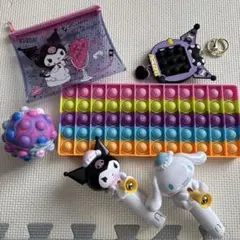 サンリオ クロミミニポーチ クリスマスベル プッシュポップ ひらがな知育 セット