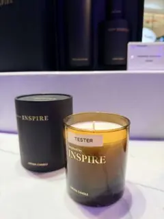韓国　インスパイア　INSPIRE アロマキャンドル ガラス容器入り 韓国 インスパイア INSPIRE アロマキャンドル ガラス容器入り - メルカリ