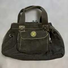 キプリング ハンドバッグ ナイロン ブラック