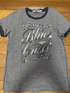 Blue Cross グレー Tシャツ スカルデザイン　Sのサムネイル