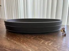盆栽鉢 楕円鉢 幅46.5cm 刻印のサムネイル