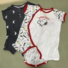 スヌーピー ロンパース 2点セット