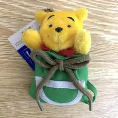 ディズニー　くまのプーさん　ぬいぐるみオルゴール　キーチェーン