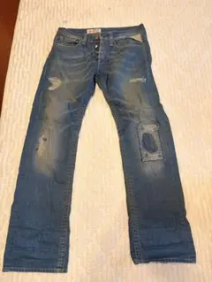 REPLAY ダメージ加工 デニムパンツ