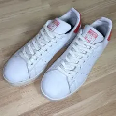 adidas stan smith 本革 ホワイト ピンク　26.0cmのサムネイル
