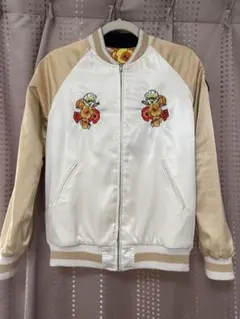 RODEOCROWNS　ロデオ　スカジャン リバーシブル　フラワー　車　刺繍