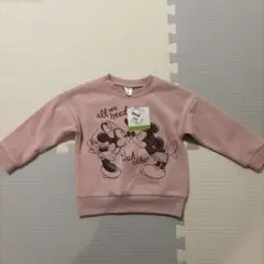 【新品タグ付き】Disney ミッキー ミニー トレーナー 90cm