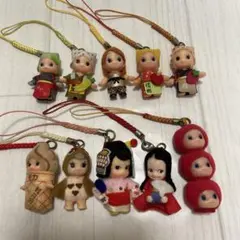 当域限定 キューピーちゃんのストラップ 10個セット