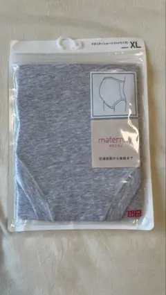 新品　UNIQLO マタニティショーツ ハイライズ グレー XLのサムネイル