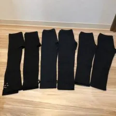 ブラックレギンス　120サイズ　双子　３セット