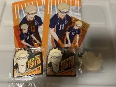 一番くじ ハイキュー アクスタ チャーム チケットケース 月島蛍 5点セット