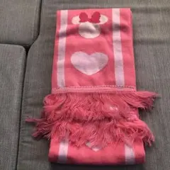 新品ミニー デザイン マフラー ピンク