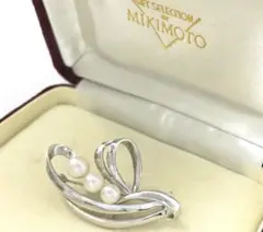 T06/123MIKIMOTO ミキモト アクセサリー ブローチ P3 パールのサムネイル