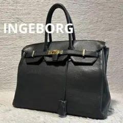 INGEBORG インゲボルグ　レディースバッグ　ハンドバッグ　ゴールド金具