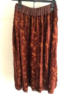 RADIATE ラディエイト✴︎インポート商品　レンガ色　フリンジスカート