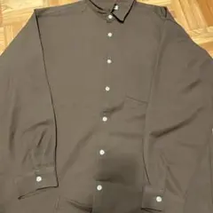 FREAK'S STORE ブラウンボタンアップシャツ