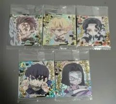 鬼滅の刃 シールウエハース SR 5点セット