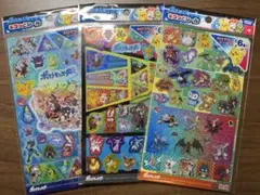 ポケモン　キラッとシール3枚