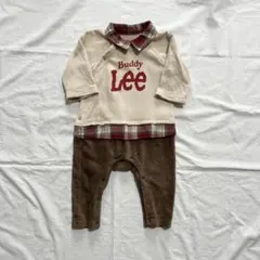 【Buddy Lee】バディリー チェック ロンパース 80サイズ カバーオールのサムネイル