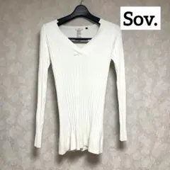 Sov. ソブ　長袖カットソー　オフオワイトのサムネイル