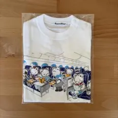 ANA familiar 90 Tシャツ 飛行機のなかデザイン　ファミリア　アナ