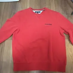 TOMMY HILFIGER 赤 クルーネックセーター M
