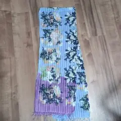EPICE 花柄ストール フリンジ付き