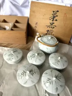 茶器揃　茶器セット　急須&湯呑み５客　茶道具