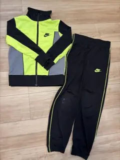 Nike ジャージセット 蛍光イエロー/黒