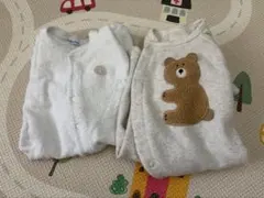 familiar アカチャンホンポ タオル地ロンパース 70サイズ