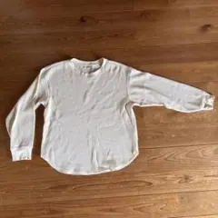 UNIQLO アイボリー 長袖Tシャツ Mサイズ