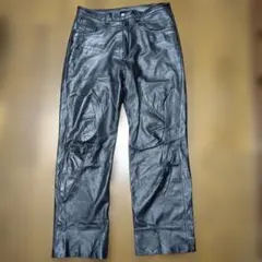 黒 レザーパンツ 検　革パン　レザー　ロック　バイカー