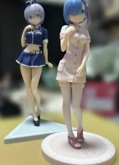 ☆『リゼロ』レム《コスプレver.》フィギュア 2点セット❣️リゼログッズ1点付きのサムネイル