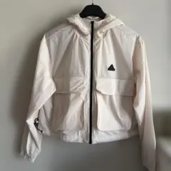 adidas ウィンドブレーカー フード付き　美品のサムネイル