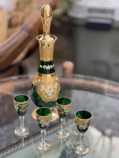Laguna Murano Glass デキャンタ グラス 7点セット Laguna Murano Glass デキャンタ グラス 7点セット - メルカリ