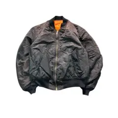 7AS1【ALPHA】USA製90's MA-1 フライトジャケット古着used