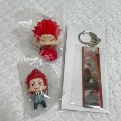 メタルキーホルダー　切島　マスコット　原画展　ヒロアカ