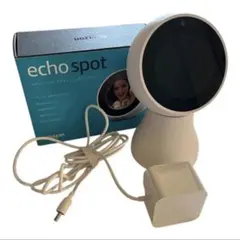 Echo Spot エコースポット スマートスピーカーアレクサ置き時計 ホワイトのサムネイル
