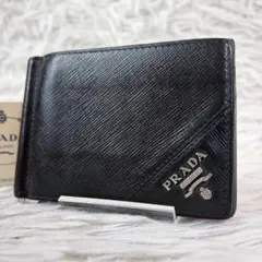 未使用✨PRADA マネークリップ サフィアーノレザー カードケース