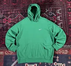 T*T様 NIKE ナイキ ワンポイントロゴ プルオーバー パーカー グリーン