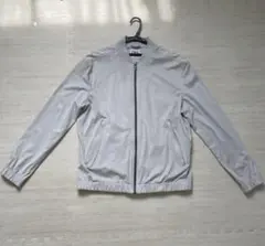 ZARA メンズ スエード ブルゾン ライトグレーのサムネイル