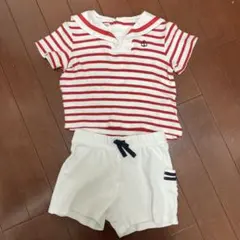 Ralph Lauren セーラー襟Tシャツとショートパンツセット 85のサムネイル