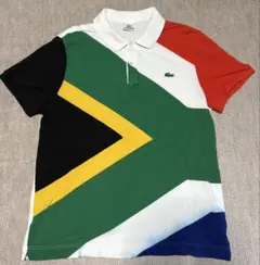 激レア ラコステ ポロシャツ 南アフリカ代表 4 M 限定 LACOSTE