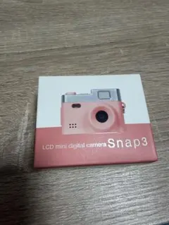 Snap3液晶付き写真も動画も撮れるミニデジタルカメラ 本体　未開封