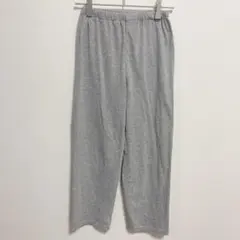 ムジルシリョウヒン 140 グレー ワイドパンツ スウェット 部屋着 男女兼用