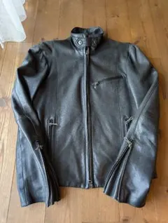 5351プールオム★シングルレザーライダース★美品