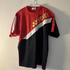 YONEX Tシャツ Sサイズ レッド/ブラック