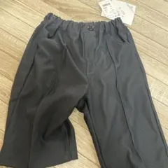 ストライプ ダークグレー スラックス 100cm~