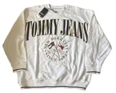★新品★ TOMMY JEANS スウェット ホワイト XL
