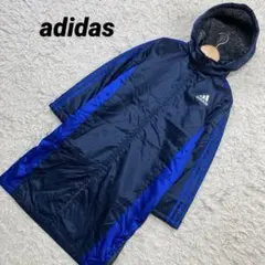 キッズ140 adidas アディダス 裏ボア ベンチコート サッカー等